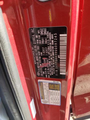 Photo 10 from auction – 2016 KIA SORENTO LX with VIN 5XYPG4A39GG097245