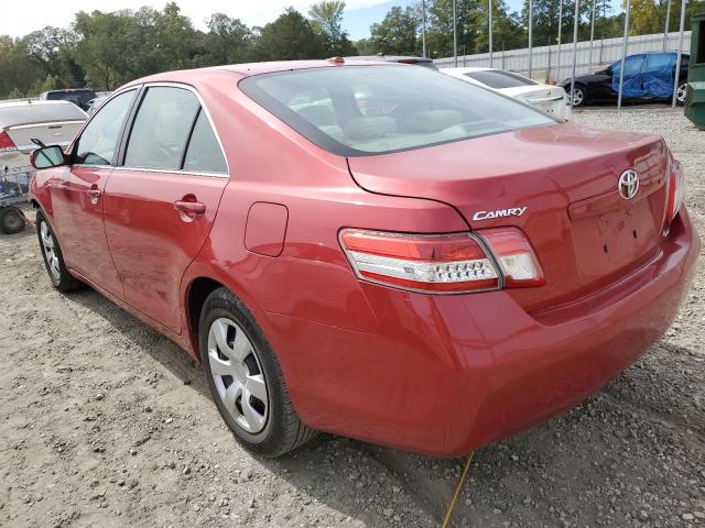 Photo 3 from auction – 2010 TOYOTA CAMRY BASE with VIN 4T4BF3EKXAR024725