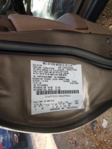 Photo 10 from auction – 2003 FORD TAURUS SES with VIN 1FAFP55S43A189821