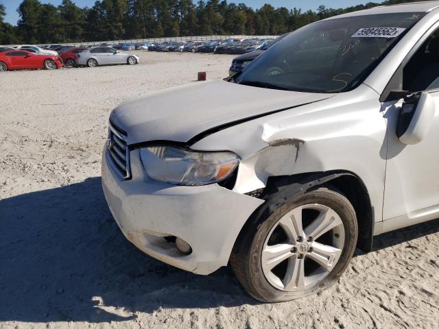 Photo 9 from auction – 2010 TOYOTA HIGHLANDER with VIN 5TDDK3EH6AS015743