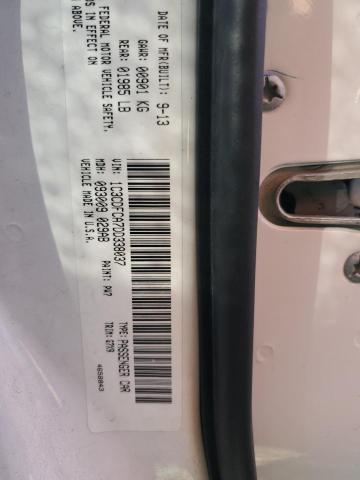 Photo 10 from auction – 2013 DODGE DART LIMIT with VIN 1C3CDFCA7DD338037