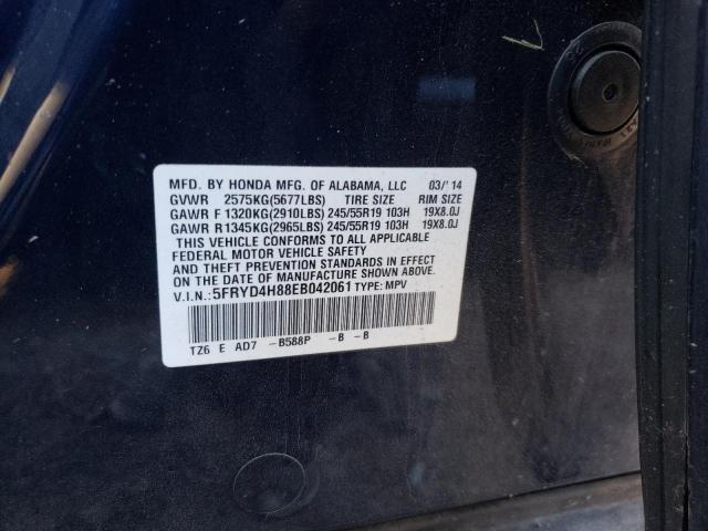Photo 10 from auction – 2014 ACURA MDX ADVANC with VIN 5FRYD4H88EB042061