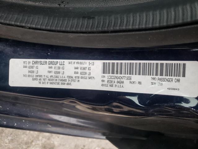 Photo 10 from auction – 2013 DODGE AVENGER SE with VIN 1C3CDZAG4DN771656