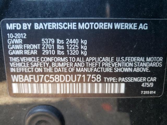 Photo 10 from auction – 2013 BMW 535 XI with VIN WBAFU7C58DDU71758