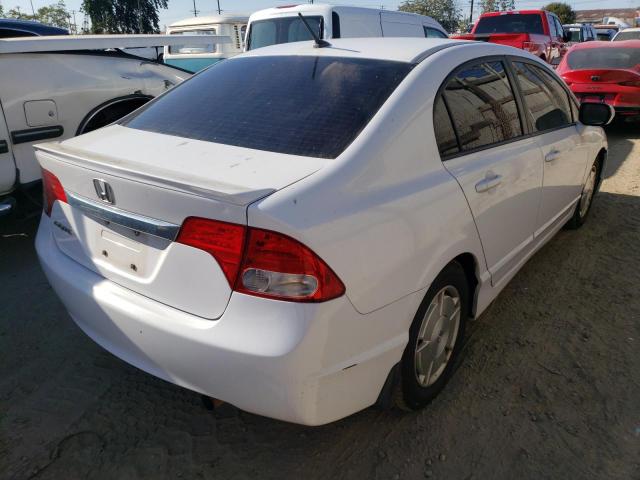 Photo 4 from auction – 2010 HONDA CIVIC HYBR with VIN JHMFA3F29AS005395