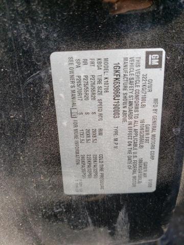 Photo 10 from auction – 2008 GMC YUKON DENA with VIN 1GKFK63868J190003