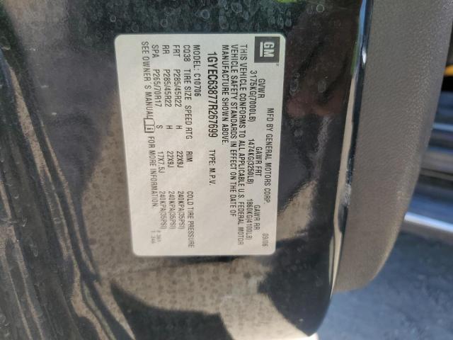 Photo 10 from auction – 2007 CADILLAC ESCALADE L with VIN 1GYEC63877R267699