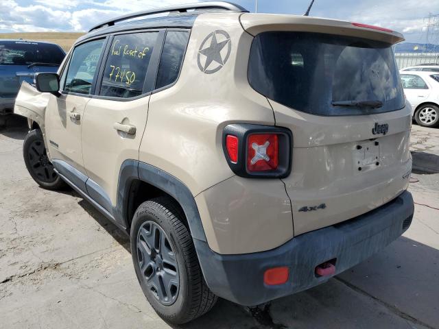 Photo 3 from auction – 2017 JEEP RENEGADE T with VIN ZACCJBCB9HPE98014