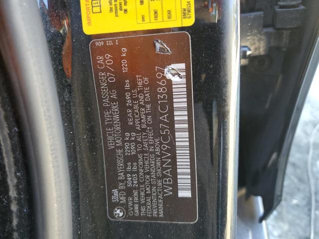 Photo 10 from auction – 2010 BMW 535 XI with VIN WBANV9C57AC138697