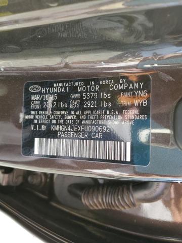 Photo 10 from auction – 2015 HYUNDAI GENESIS 3. with VIN KMHGN4JEXFU090692