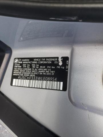 Photo 10 from auction – 1998 BMW Z3 1.9 with VIN 4USCH7333WLE08954