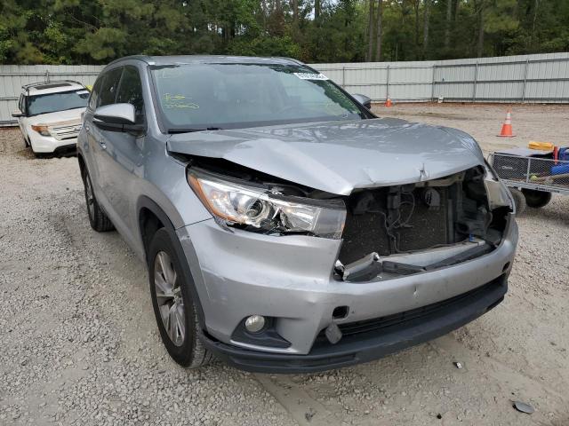 TOYOTA HIGHLANDER 2015 with VIN 5TDKKRFH3FS063250 - Photo from auction