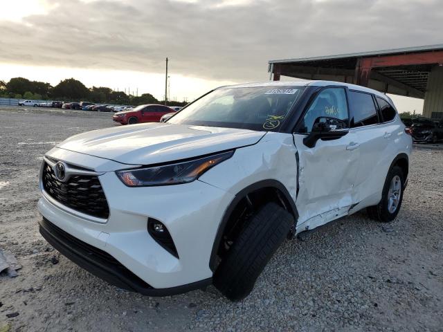 Photo 2 from auction – 2021 TOYOTA HIGHLANDER with VIN 5TDZZRAH5MS074913