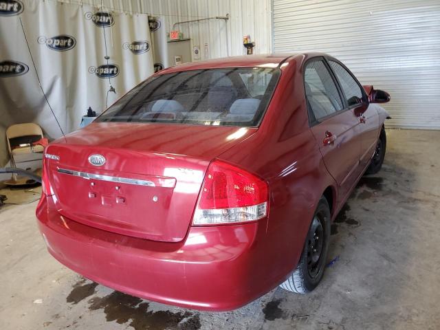 Photo 4 from auction – 2009 KIA SPECTRA EX with VIN KNAFE221595599441