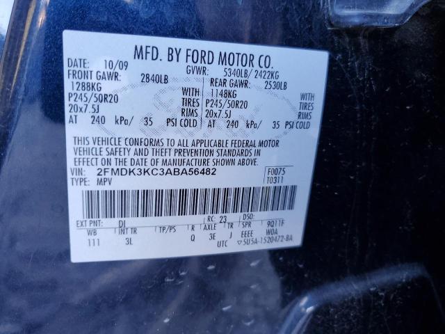 Photo 10 from auction – 2010 FORD EDGE LIMIT with VIN 2FMDK3KC3ABA56482