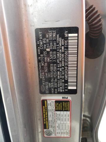 Photo 10 from auction – 2014 HYUNDAI SANTA FE G with VIN KM8SRDHF3EU035867