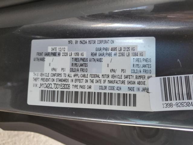 Photo 10 from auction – 2013 MAZDA 5 with VIN JM1CW2CL7D0153008