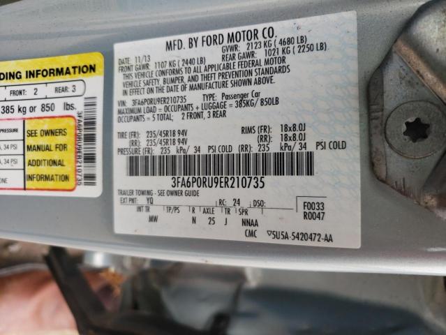 Photo 10 from auction – 2014 FORD FUSION TIT with VIN 3FA6P0RU9ER210735