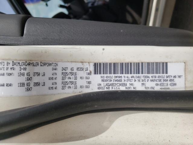 Photo 10 from auction – 2000 JEEP GRAND CHER with VIN 1J4GW48S3YC349264
