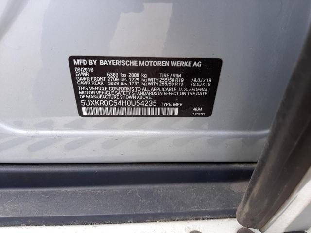 Photo 10 from auction – 2017 BMW X5 XDRIVE3 with VIN 5UXKR0C54H0U54235