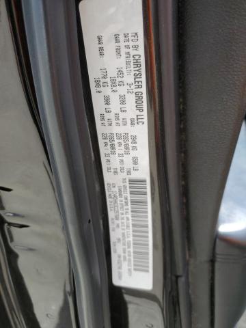 Photo 10 from auction – 2012 DODGE DURANGO SX with VIN 1C4RDHAG3CC257680