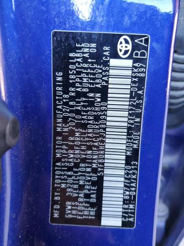 Photo 10 from auction – 2018 TOYOTA COROLLA L with VIN 5YFBURHE2JP809590
