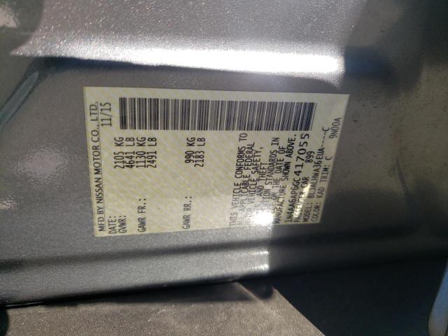 Photo 10 from auction – 2016 NISSAN MAXIMA 3.5 with VIN 1N4AA6AP6GC417055