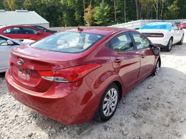 Photo 4 from auction – 2012 HYUNDAI ELANTRA GL with VIN KMHDH4AE1CU441334
