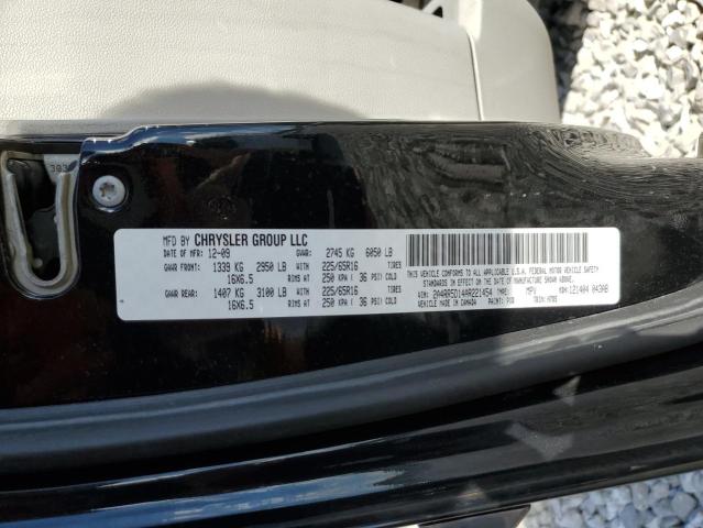 Photo 10 from auction – 2010 CHRYSLER TOWN & COU with VIN 2A4RR5D14AR221454
