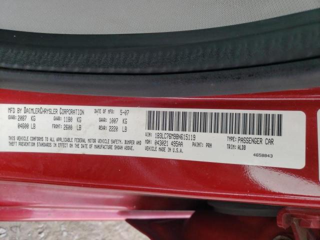 Photo 10 from auction – 2008 DODGE AVENGER R/ with VIN 1B3LC76M98N615119
