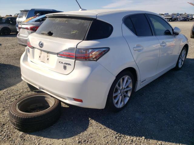 Photo 4 from auction – 2012 LEXUS CT 200 with VIN JTHKD5BH4C2050839