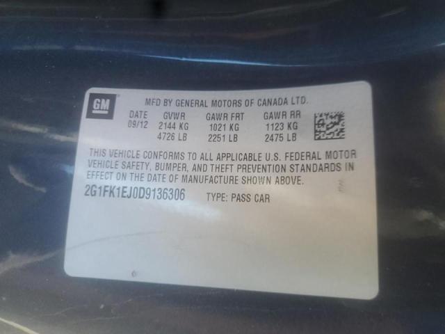 Photo 10 from auction – 2013 CHEVROLET CAMARO 2SS with VIN 2G1FK1EJ0D9136306