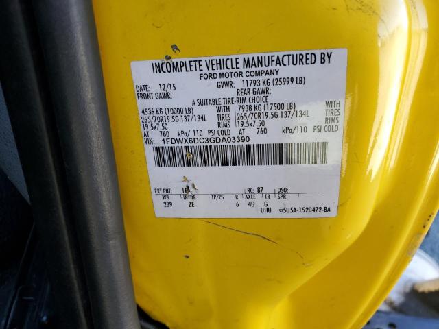 Photo 10 from auction – 2016 FORD F650 SUPER with VIN 1FDWX6DC3GDA03390
