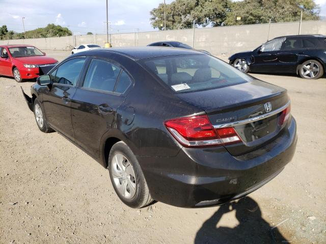 Photo 3 from auction – 2014 HONDA CIVIC LX with VIN 2HGFB2F50EH517905