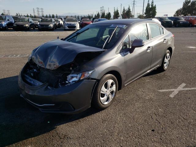 Photo 2 from auction – 2013 HONDA CIVIC LX with VIN 2HGFB2F5XDH528148
