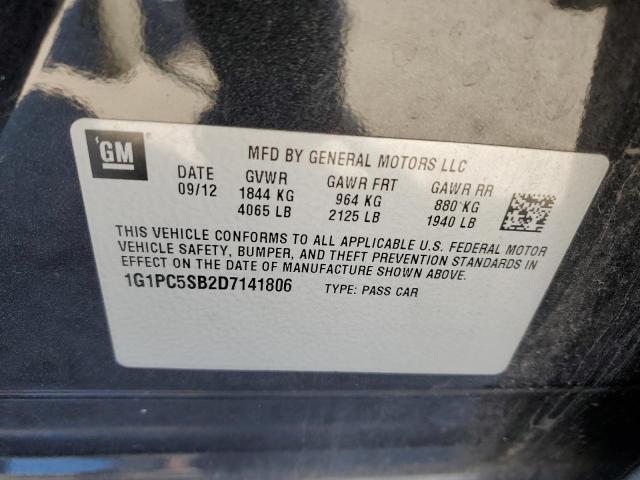 Photo 10 from auction – 2013 CHEVROLET CRUZE LT with VIN 1G1PC5SB2D7141806