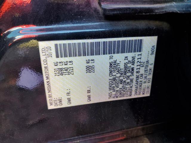 Zdjęcie 10 z aukcji – 2011 NISSAN MAXIMA S z VIN 1N4AA5APXBC811211