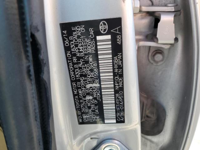 Photo 10 from auction – 2014 TOYOTA PRIUS C with VIN JTDKDTB38E1568181