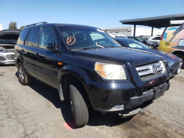 HONDA PILOT EX 2006 with VIN 2HKYF18506H549796 - Photo from auction