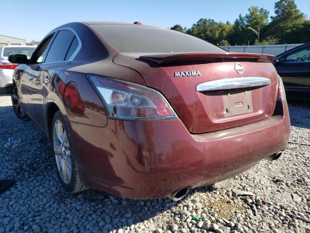 Photo 3 from auction – 2012 NISSAN MAXIMA S with VIN 1N4AA5AP7CC865700