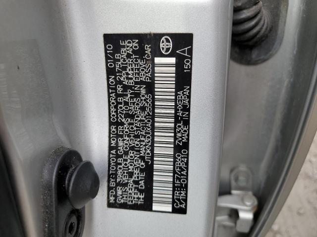 Photo 10 from auction – 2010 TOYOTA PRIUS with VIN JTDKN3DUXA0125565