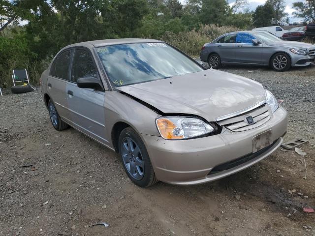 HONDA CIVIC 2001 with VIN 1HGES16591L010424 - Photo from auction