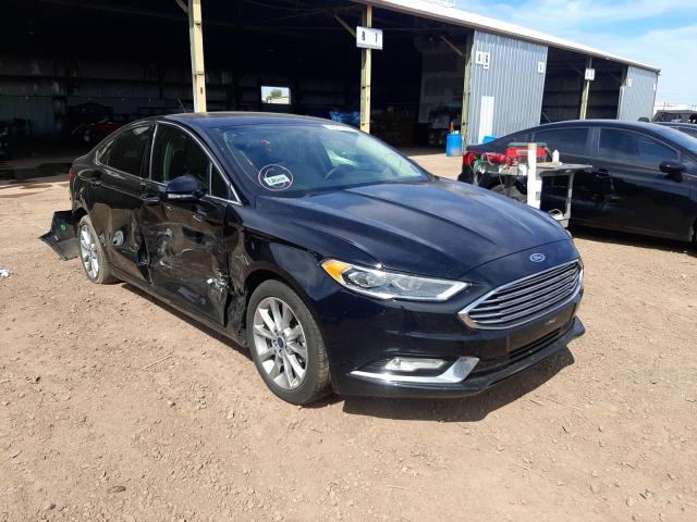 FORD FUSION SE 2017 with VIN 3FA6P0LU1HR167778 - Photo from auction