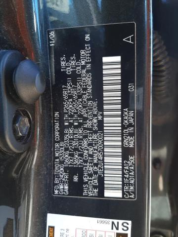 Photo 10 from auction – 2007 TOYOTA 4RUNNER SR with VIN JTEZU14R570090021
