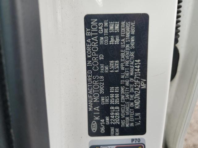 Photo 10 from auction – 2015 KIA SOUL with VIN KNDJN2A21F7114414