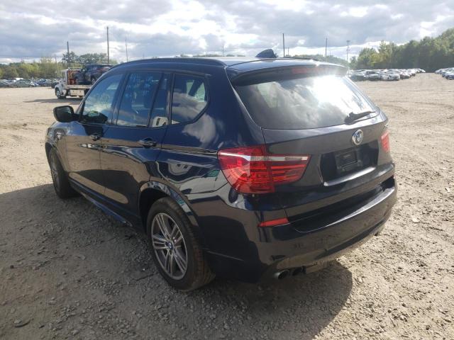 Photo 3 from auction – 2012 BMW X3 XDRIVE2 with VIN 5UXWX5C51CL725358