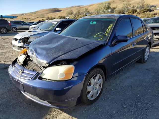 Photo 2 from auction – 2002 HONDA CIVIC EX with VIN 2HGES25702H532348