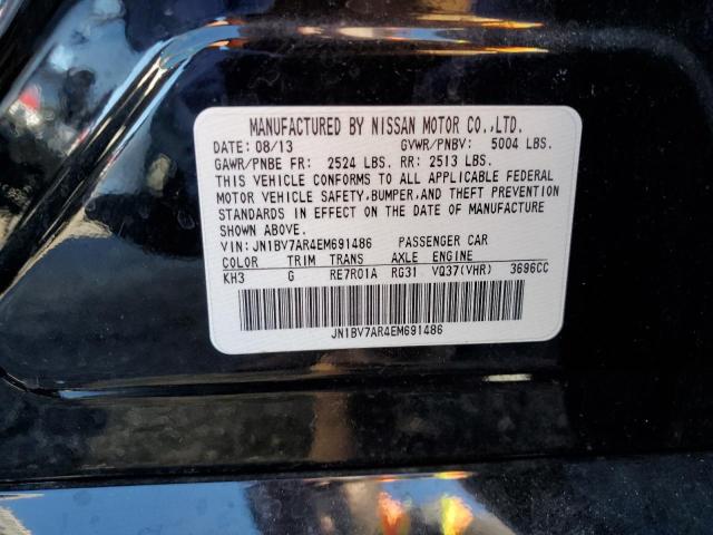 Photo 10 from auction – 2014 INFINITI Q50 BASE with VIN JN1BV7AR4EM691486
