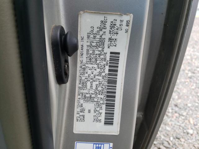 Photo 10 from auction – 2004 TOYOTA SIENNA CE with VIN 5TDZA23C24S123355