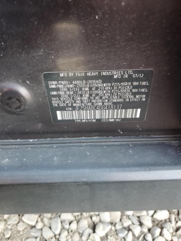 Photo 10 from auction – 2013 SUBARU FORESTER 2 with VIN JF2SHABC4DG418137